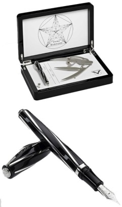 Visconti Divina Black Oversize BOX Special Edition Fountain Pen - Penna Stilografica